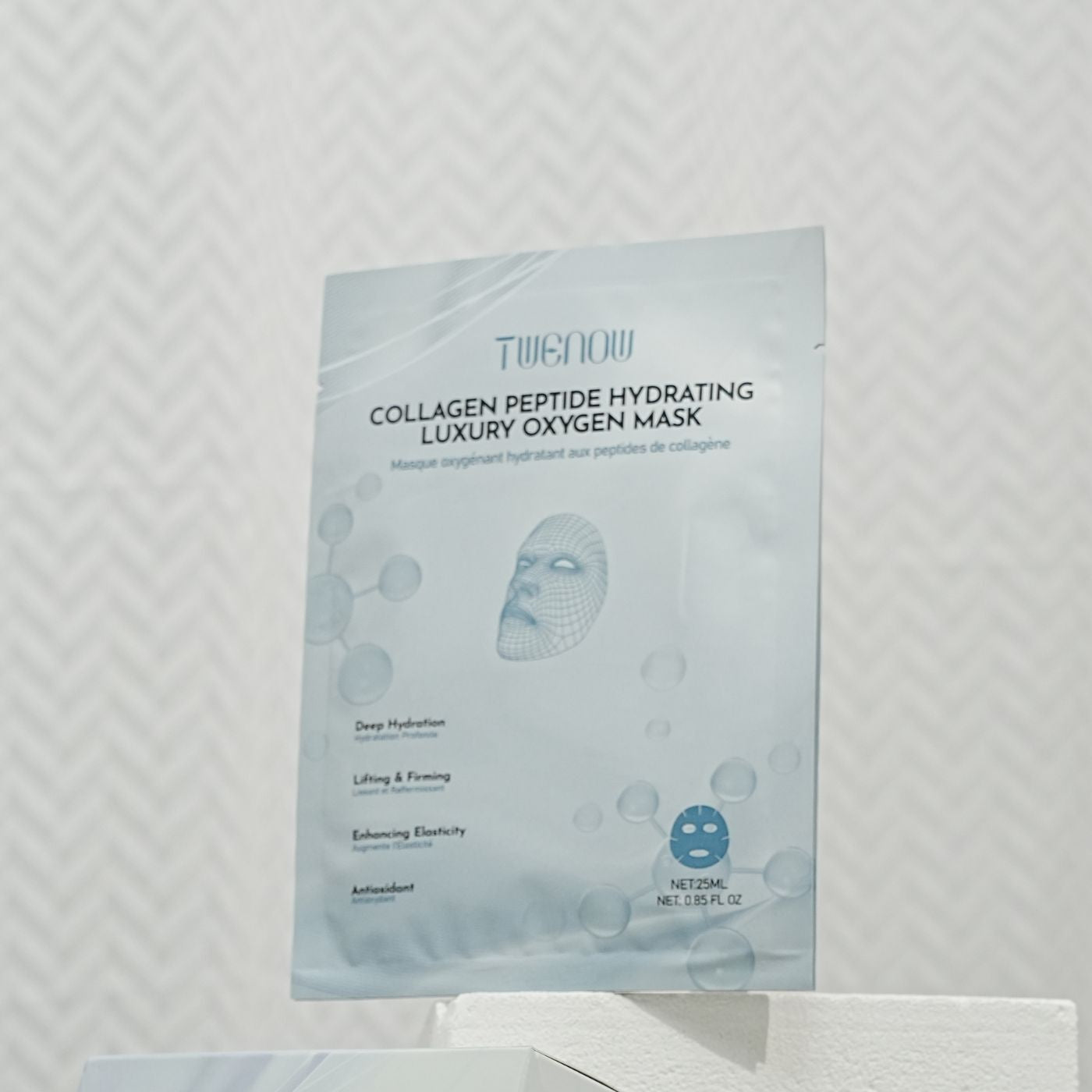 Maschera in Tessuto Ossigenante e Idratante ai Peptidi di Collagene